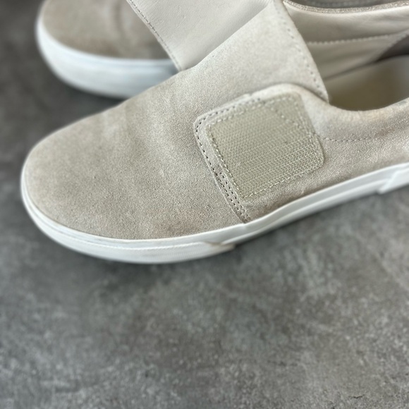 Vince Cage Suede Slip-On Sneakers Velcro Sneakers - Picture 5 of 8